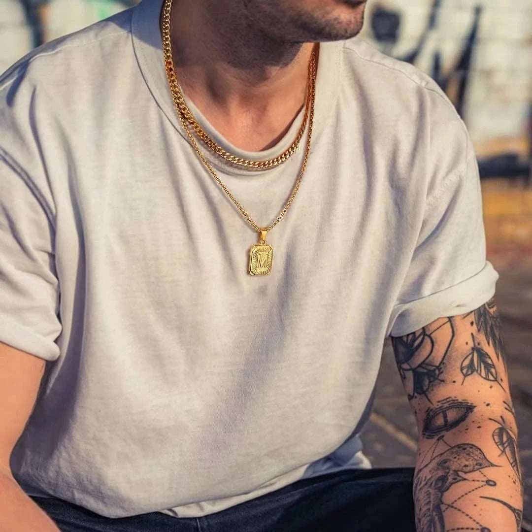 Collar con colgante de inicial - Moroveta