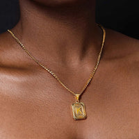 Collar con colgante de inicial - Moroveta