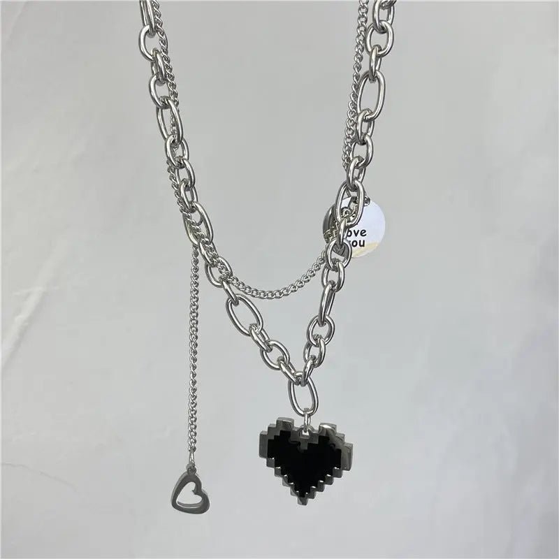 Collar con colgante "I love you" - Moroveta