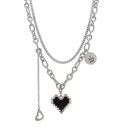 Collar con colgante "I love you" - Moroveta
