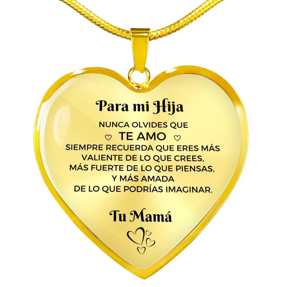 Collar con colgante - Para mi Hija De Mamá - Moroveta