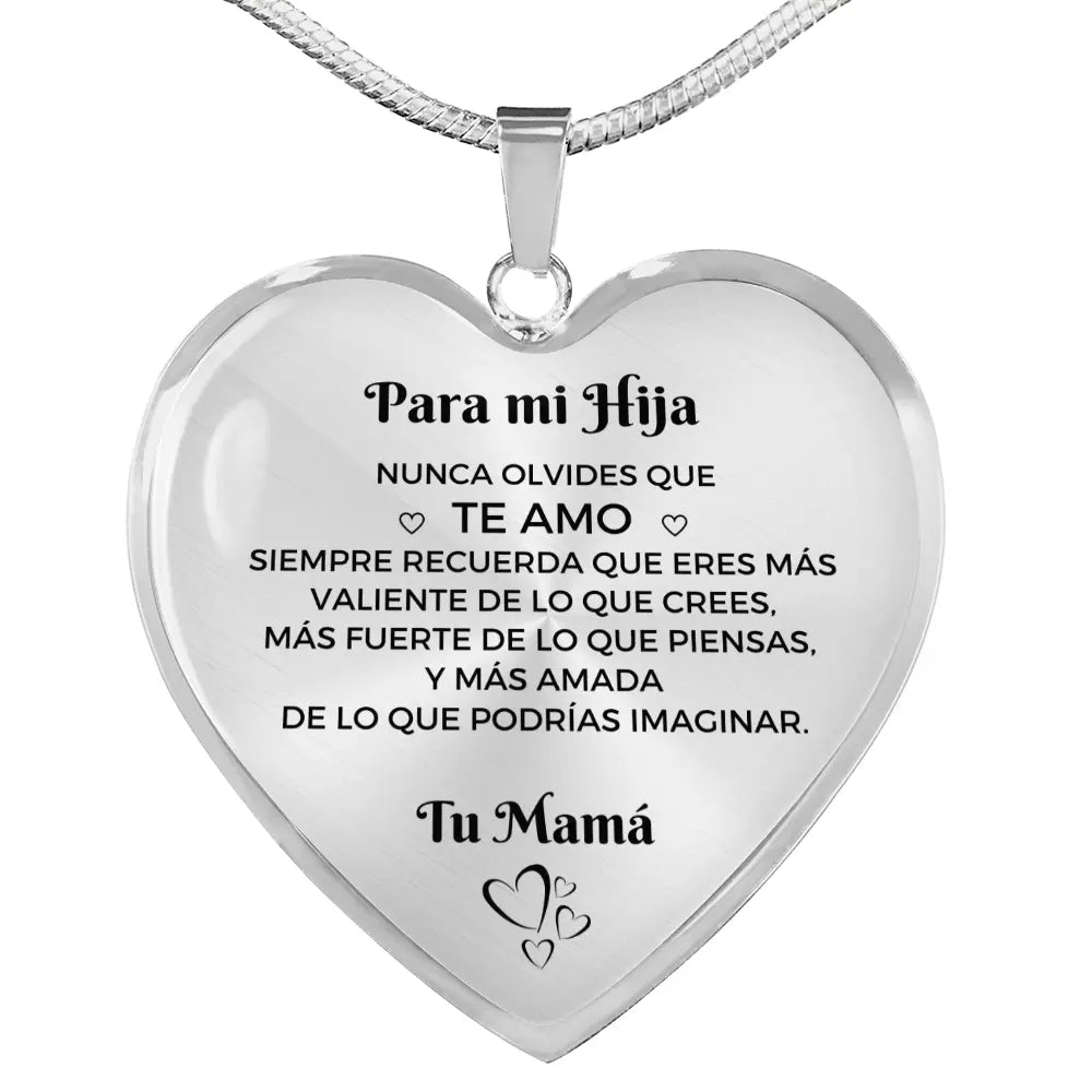 Collar con colgante - Para mi Hija De Mamá - Moroveta