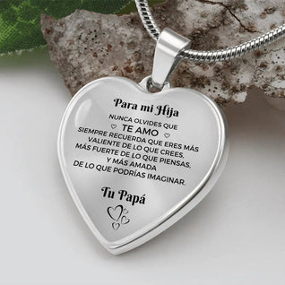 Collar con colgante - Para mi Hija De Papá
