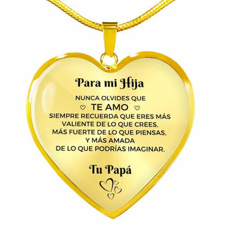 Collar con colgante - Para mi Hija De Papá