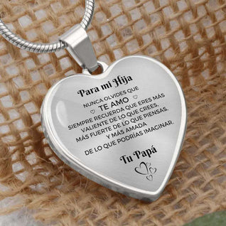 Collar con colgante - Para mi Hija De Papá