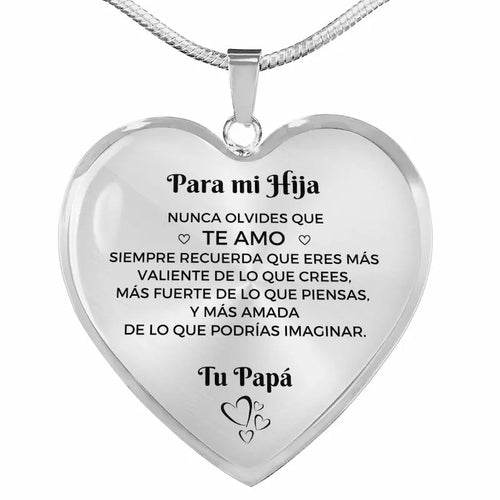 Collar con colgante - Para mi Hija De Papá