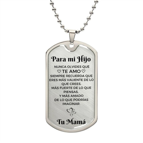 Collar con colgante - Para mi Hijo De Mamá - Moroveta