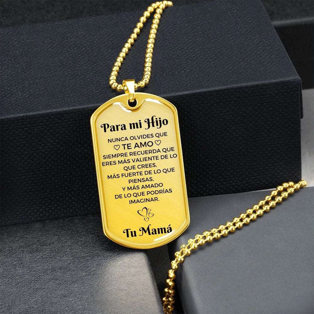 Collar con colgante - Para mi Hijo De Mamá - Moroveta