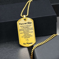 Collar con colgante - Para mi Hijo De Mamá - Moroveta