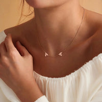 Collar con corazones y nombres - Moroveta