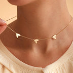 Collar con corazones y nombres - Moroveta