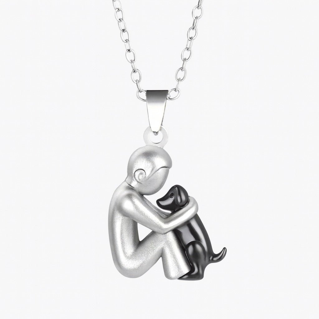 Collar con dije Abrazo - Moroveta