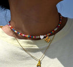 Collar con inicial Rosy - Moroveta