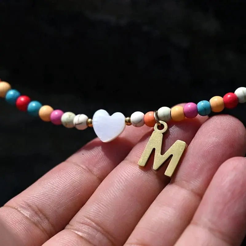 Collar con inicial Rosy - Moroveta