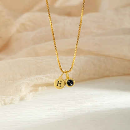 Collar con inicial y foto - Moroveta