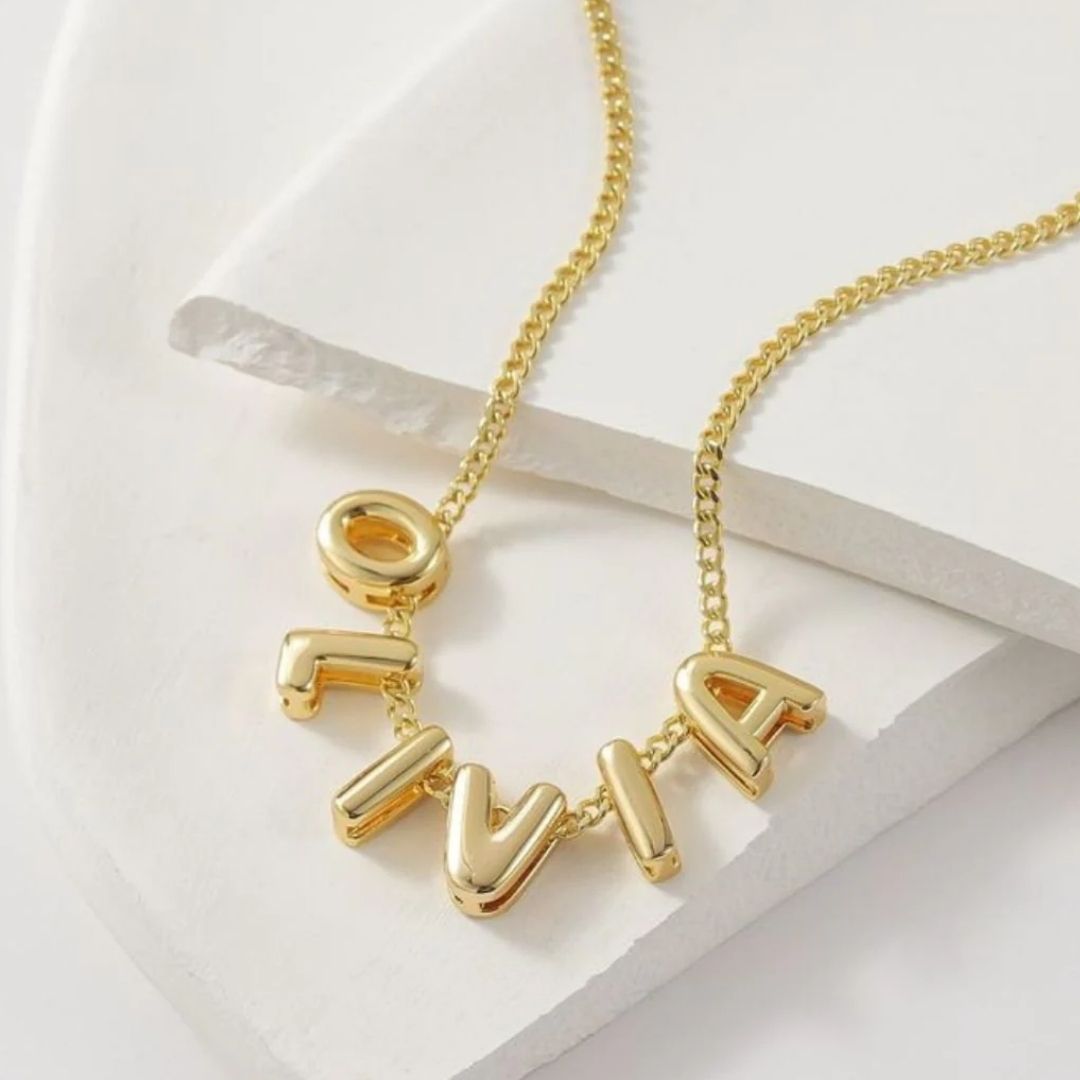 Collar con letras bubble (Oferta 2x1) - Moroveta