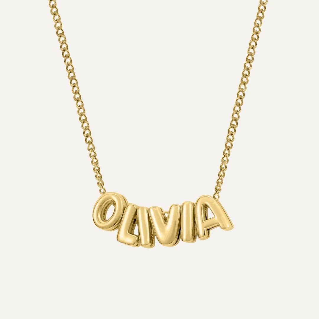 Collar con letras bubble (Oferta 2x1) - Moroveta