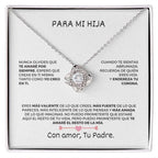 Collar con mensaje - Para mi Hija De tu Padre - Moroveta