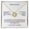 Collar con mensaje - Para mi Hija De tu Padre - Moroveta