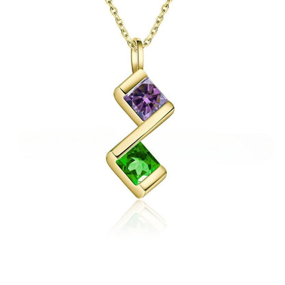 Collar con múltiples piedras de nacimiento - Moroveta