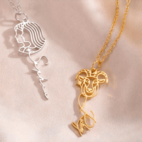 Collar con nombre y signo del zodíaco - Moroveta