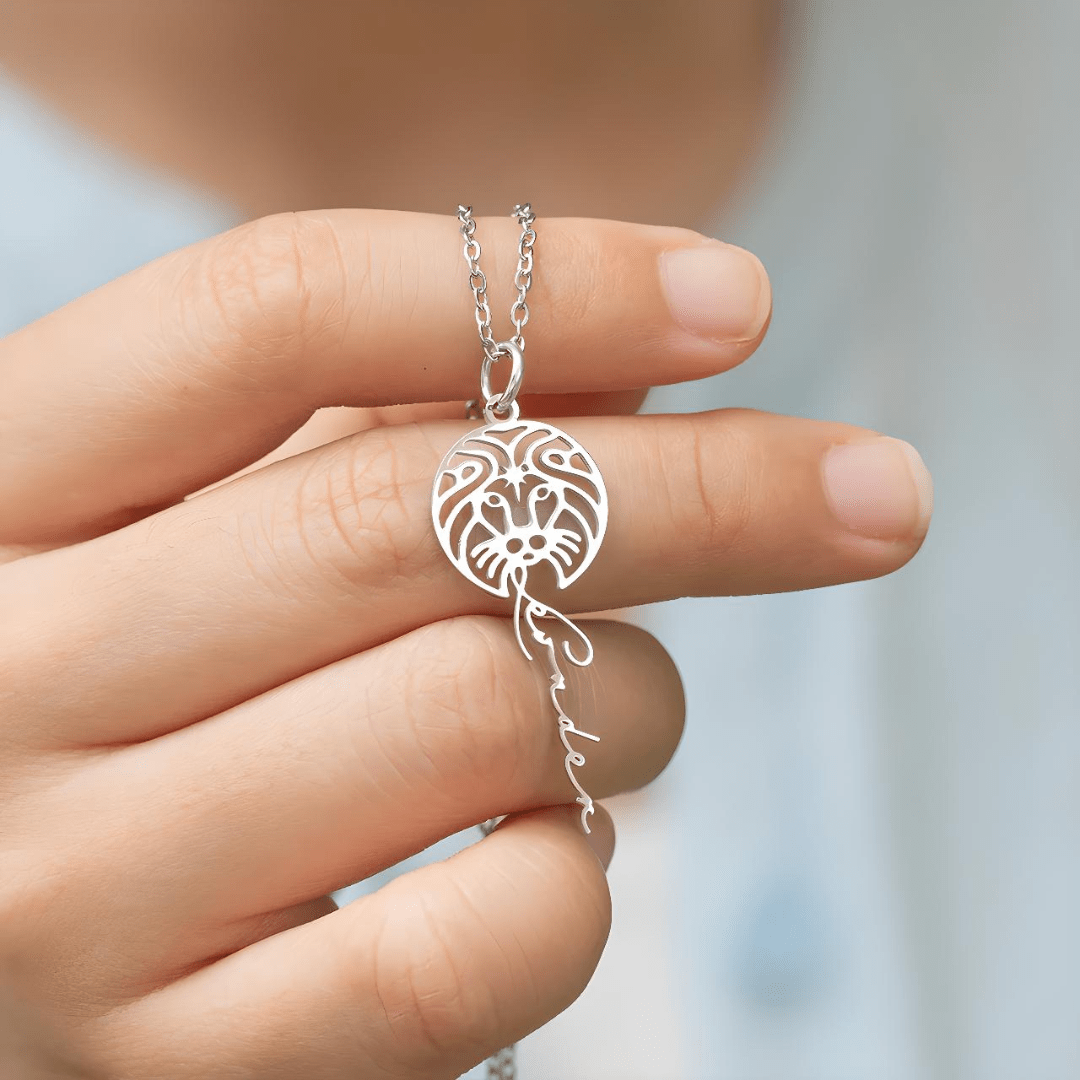 Collar con nombre y signo del zodíaco - Moroveta