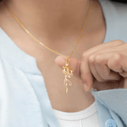 Collar con nombre y signo del zodíaco - Moroveta