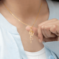 Collar con nombre y signo del zodíaco - Moroveta