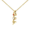 Collar con nombres y piedras natales - Moroveta