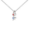Collar con nombres y piedras natales - Moroveta