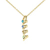 Collar con nombres y piedras natales - Moroveta