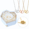 Collar con nombres y Rosa Eterna - Moroveta