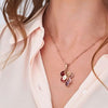 Collar con piedras de nacimiento e inicial - Moroveta