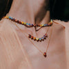 Collar con piedras de nacimiento personalizado - Moroveta