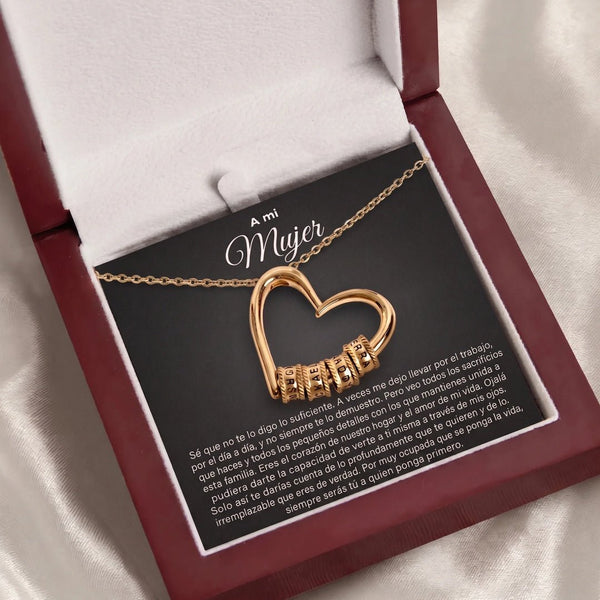 Collar Corazón de la Familia - Para mi Mujer - Moroveta