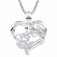 Collar Corazón Madre e Hijo - Moroveta