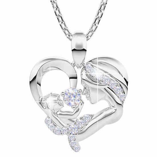 Collar Corazón Madre e Hijo - Moroveta