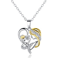 Collar Corazón Madre e Hijo - Moroveta