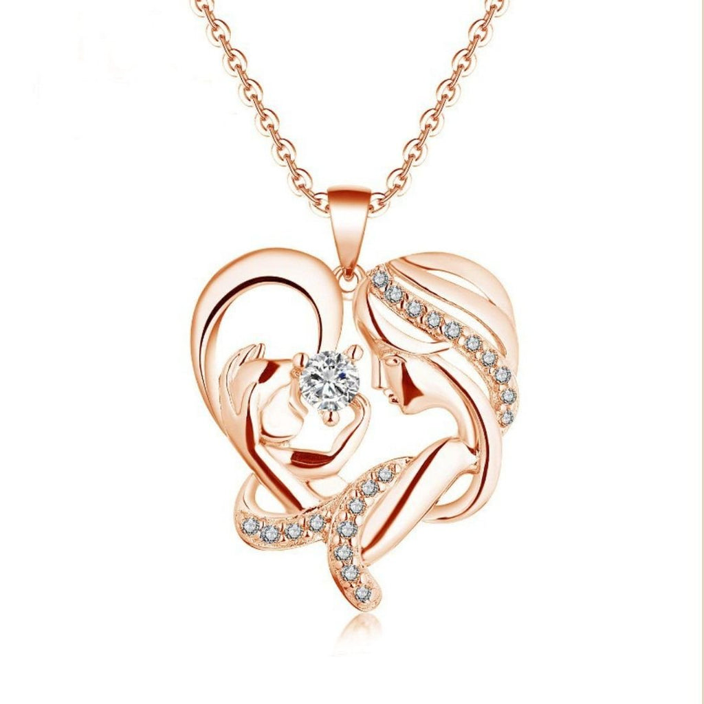Collar Corazón Madre e Hijo - Moroveta