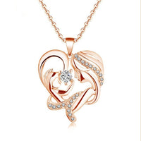 Collar Corazón Madre e Hijo - Moroveta