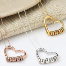 Cargar imagen en el visor de la galería, Collar corazón personalizado con nombres - Moroveta
