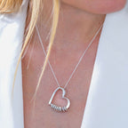 Collar corazón personalizado con nombres - Moroveta