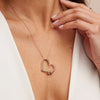 Collar corazón personalizado con nombres - Moroveta