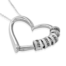Cargar imagen en el visor de la galería, Collar corazón personalizado con nombres - Moroveta