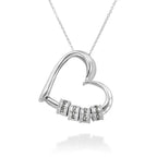 Collar corazón personalizado con nombres - Moroveta