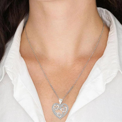 Collar corazones entrelazados - A mi hija - Moroveta