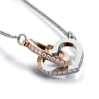Collar corazones entrelazados - A mi nieta - Moroveta