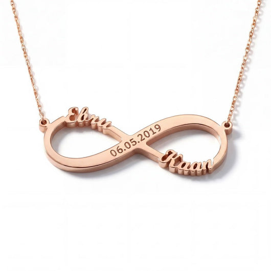 Collar de amor infinito con grabado - Moroveta