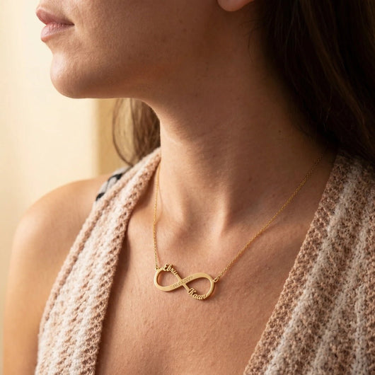 Collar de amor infinito con grabado - Moroveta