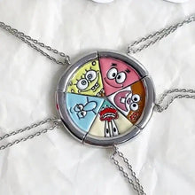 Cargar imagen en el visor de la galería, Collar de Bob Esponja con colgante magnético - Moroveta